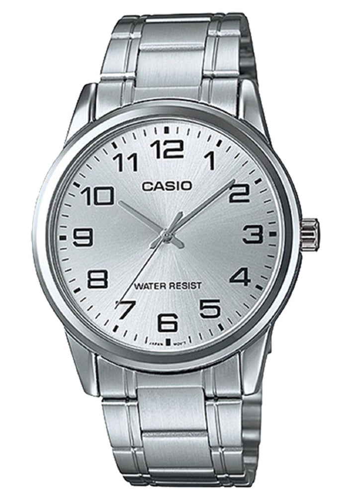 Casio Couple Watch COUPLE-V001D-7B Analog Stainless Steel Strap Watch-Watch Portal Philippines