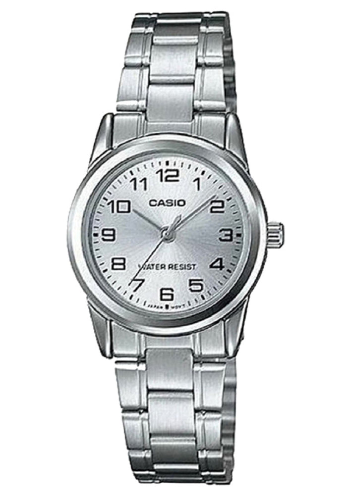 Casio Couple Watch COUPLE-V001D-7B Analog Stainless Steel Strap Watch-Watch Portal Philippines