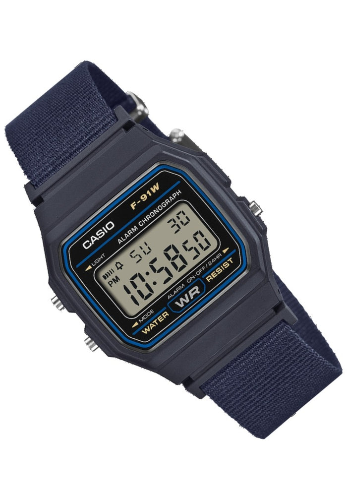 Casio Digital Nylon Strap Watch for Men F-91WF-2ADF-Watch Portal Philippines