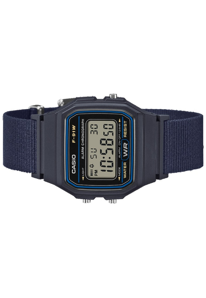 Casio Digital Nylon Strap Watch for Men F-91WF-2ADF-Watch Portal Philippines