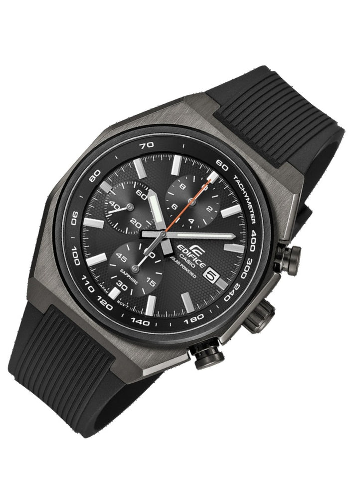 Casio Edifice Chronograph Rubber Strap Solar Watch for Men EFS-S660PB-1ADF-Watch Portal Philippines