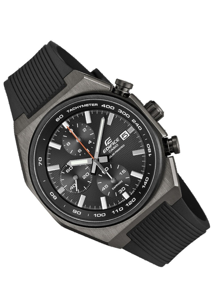 Casio Edifice Chronograph Rubber Strap Solar Watch for Men EFS-S660PB-1ADF-Watch Portal Philippines