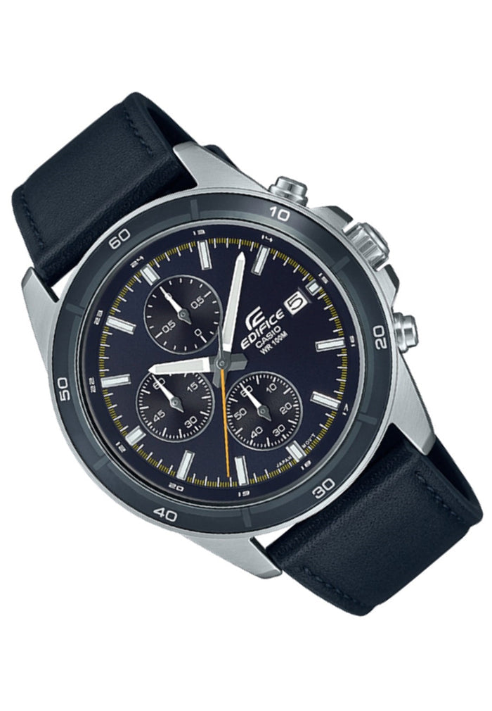 Casio Edifice EFR-526L-2C Chonograph Stainless Steel Stap Watch For Men-Watch Portal Philippines