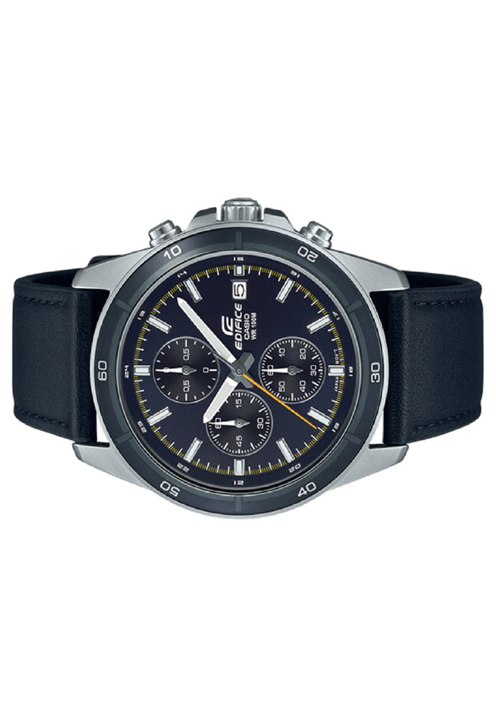 Casio Edifice EFR-526L-2C Chonograph Stainless Steel Stap Watch For Men-Watch Portal Philippines