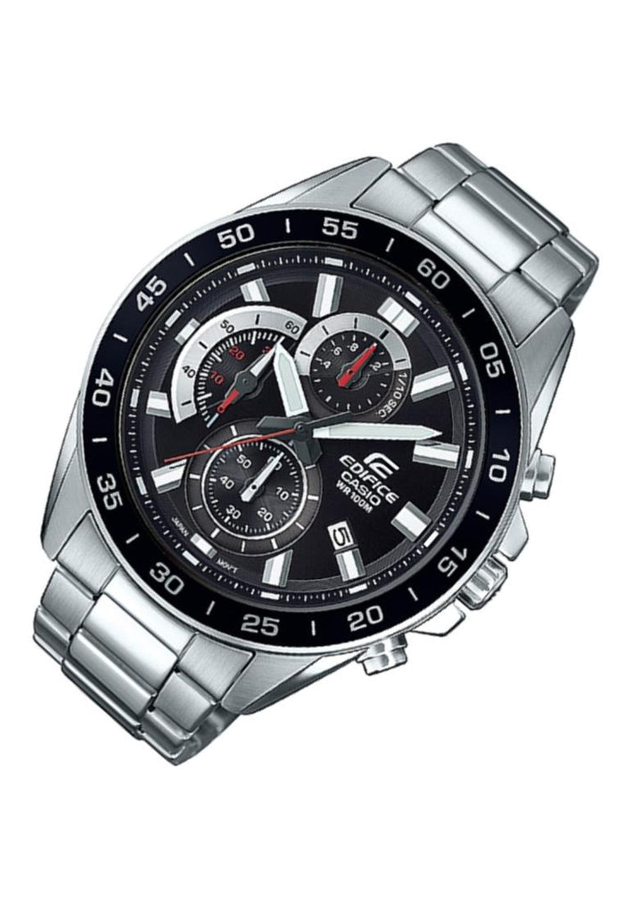 Casio Edifice EFV-550D-1A Chronograph Stainless Steel Strap Watch For Men-Watch Portal Philippines