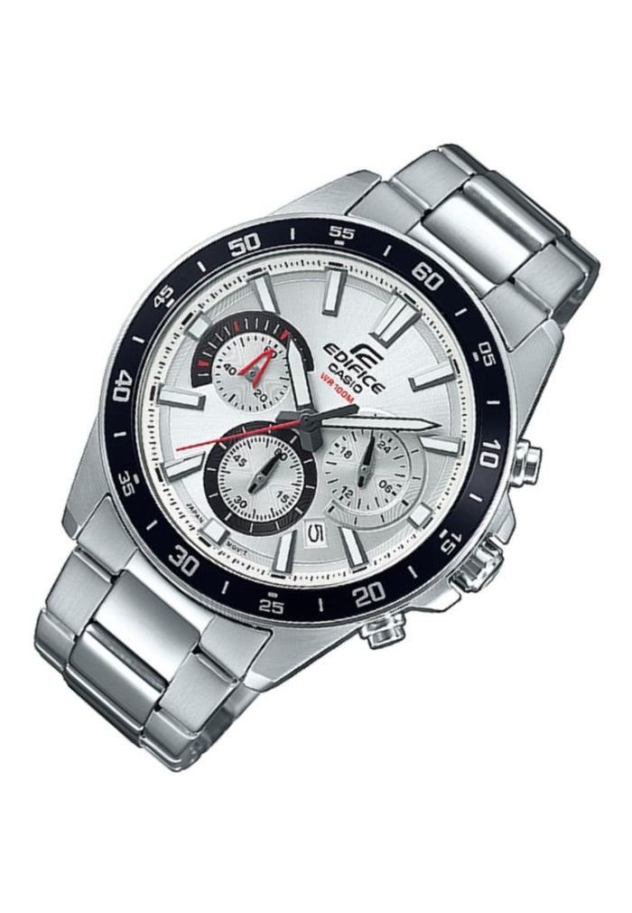 Casio Edifice EFV-570D-7A Chronograph Stainless Steel Strap Watch For Men-Watch Portal Philippines