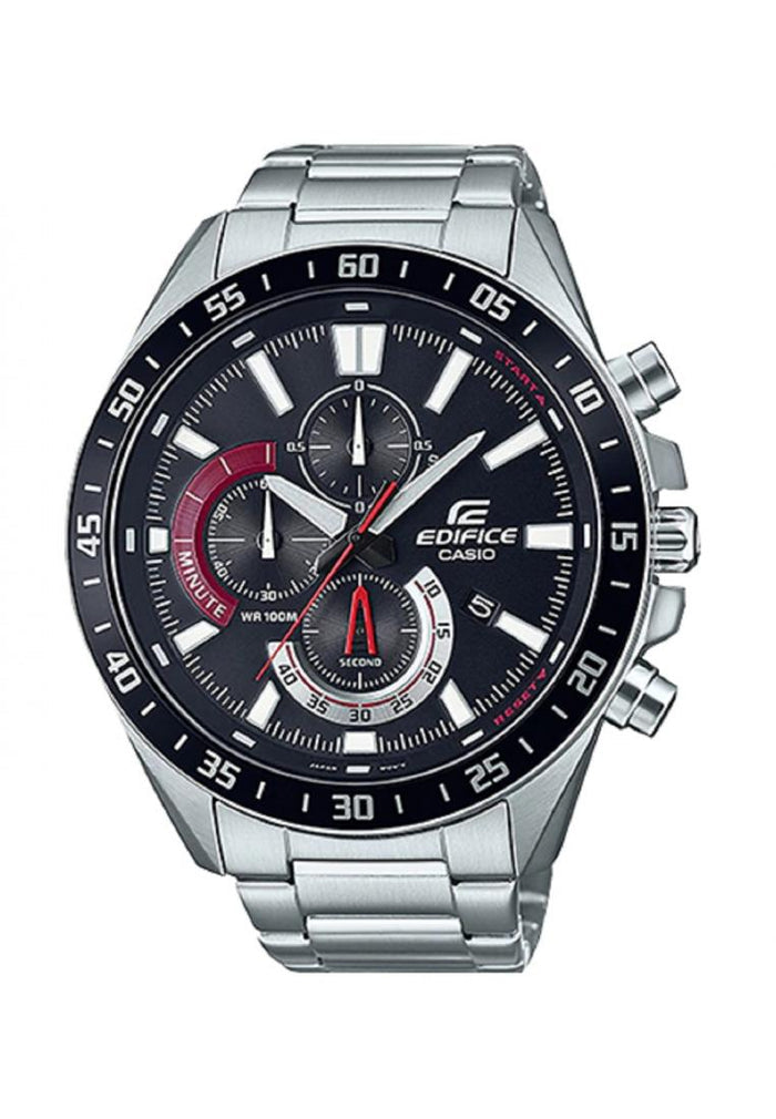 Casio Edifice EFV-620D-1A4 Chronograph Stainless Steel Strap Watch For Men-Watch Portal Philippines