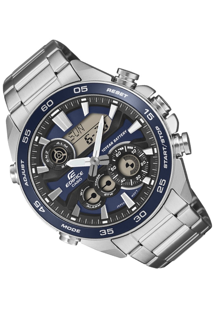 Casio Edifice ERA-130D-2ADF Stainless Steel Strap Digital Analog Watch for Men-Watch Portal Philippines