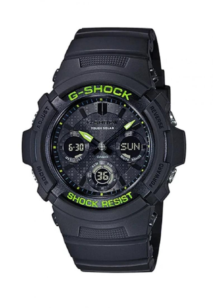 Casio G-shock AWR-M100SDC-1A Solar Digital Analog Rubber Strap Watch For Men-Watch Portal Philippines