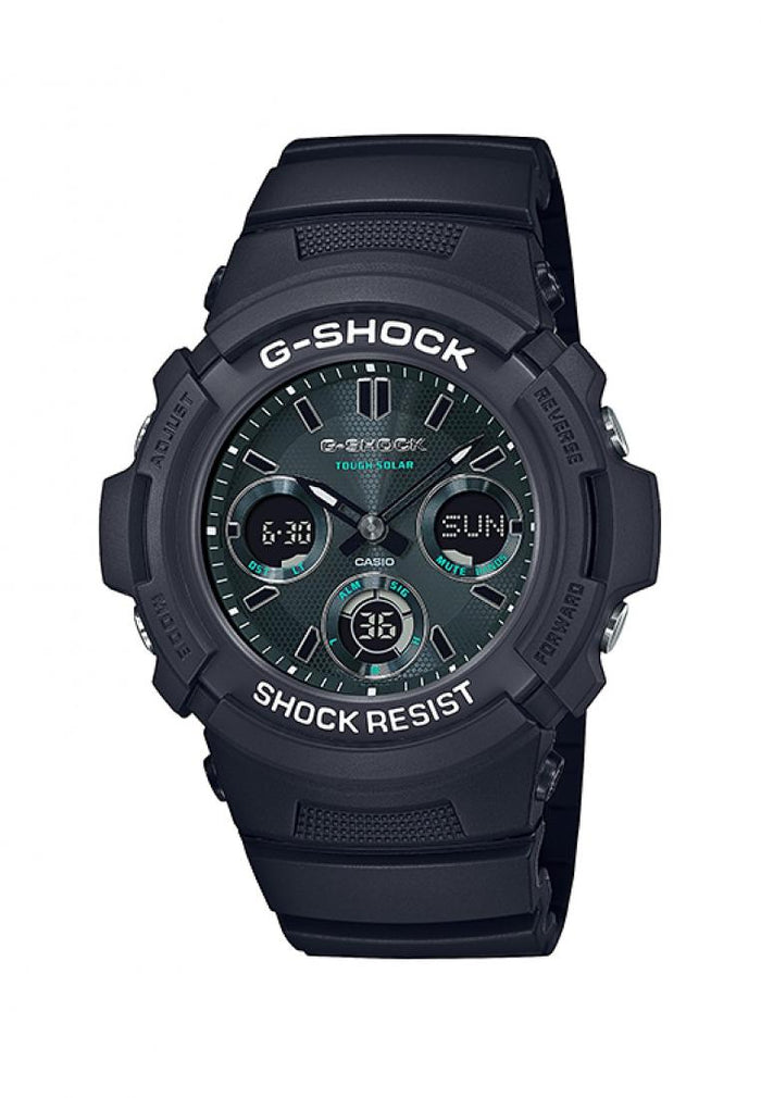 Casio G-shock AWR-M100SMG-1A Solar Digital Analog Rubber Strap Watch For Men-Watch Portal Philippines