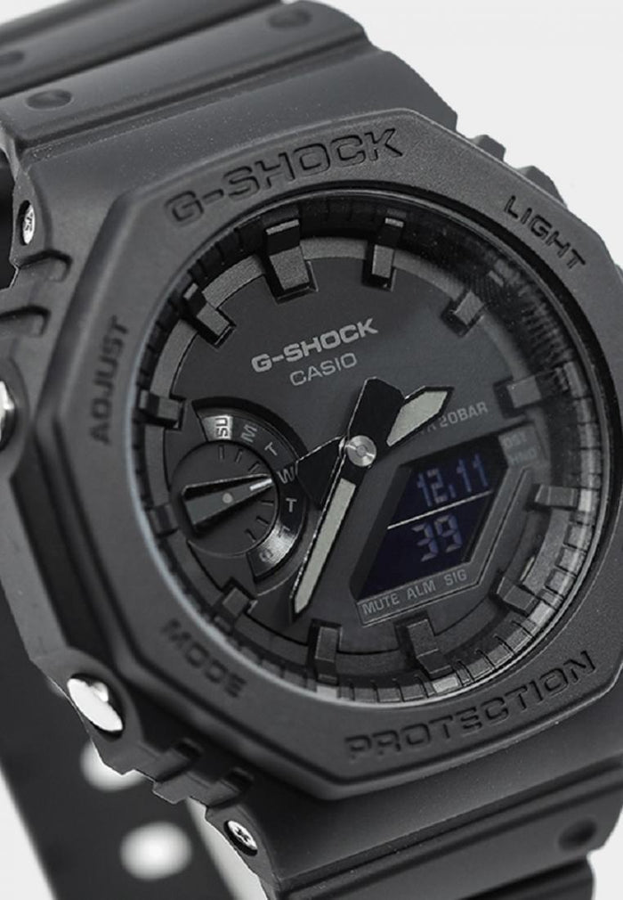 Casio G-shock GA-2100-1A1 Digital Analog Rubber Strap Watch For Men-Watch Portal Philippines