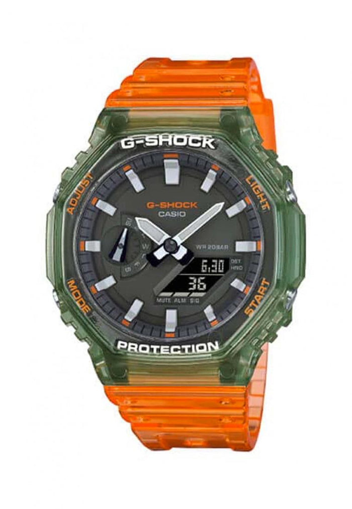 Casio G-shock GA-2100HC-4A Digital Analog Rubber Strap Watch For Men-Watch Portal Philippines