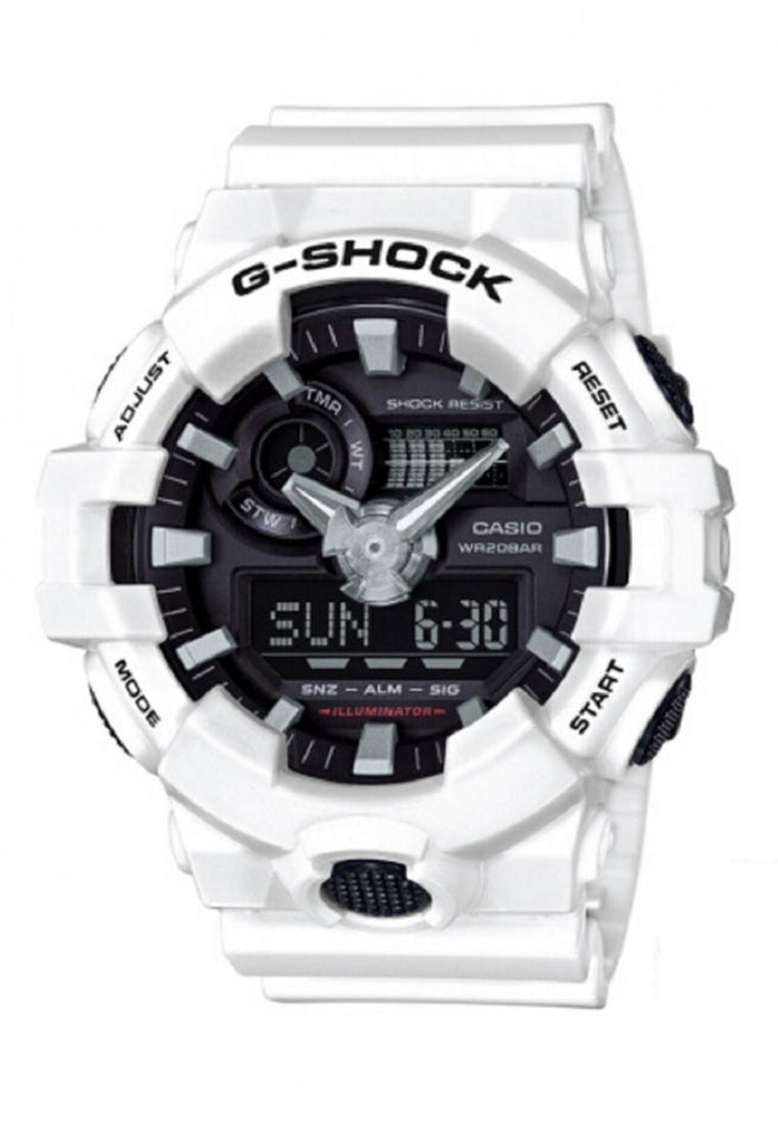 Casio G-shock GA-700-7A Digital Analog Rubber Strap Watch For Men-Watch Portal Philippines