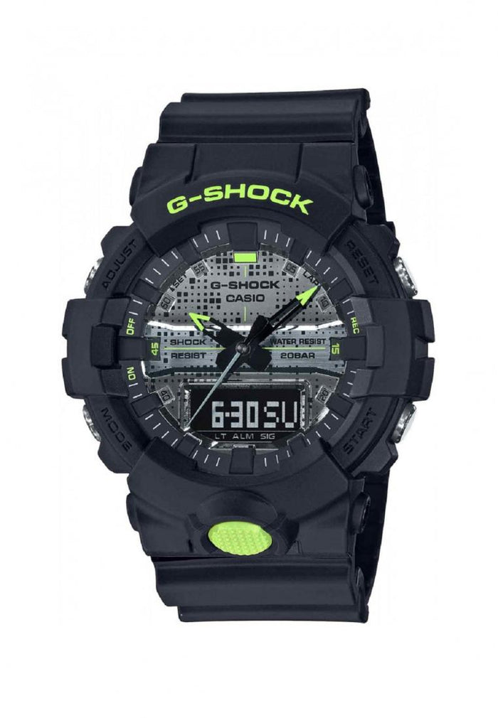 Casio G-shock GA-800DC-1A Digital Analog Rubber Strap Watch For Men-Watch Portal Philippines