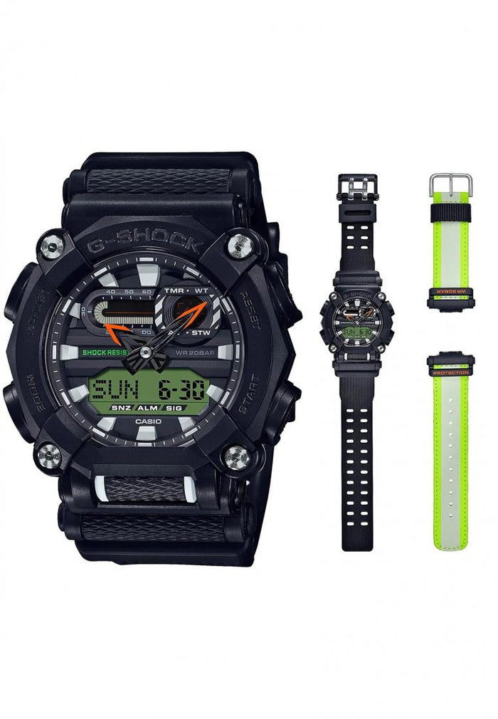Casio G-shock GA-900E-1A3 Digital Analog Rubber Strap Watch For Men-Watch Portal Philippines