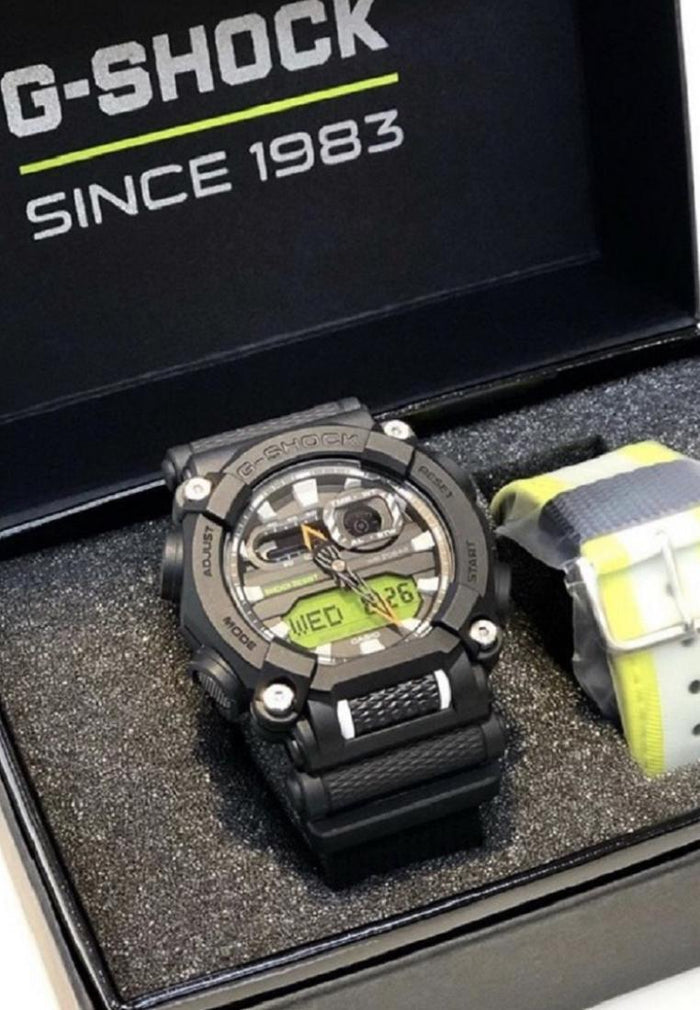 Casio G-shock GA-900E-1A3 Digital Analog Rubber Strap Watch For Men-Watch Portal Philippines