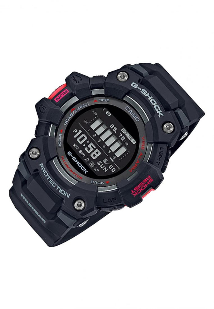 Casio G-shock GBD-100-1DR Bluetooth Digital Rubber Strap Watch For Men-Watch Portal Philippines