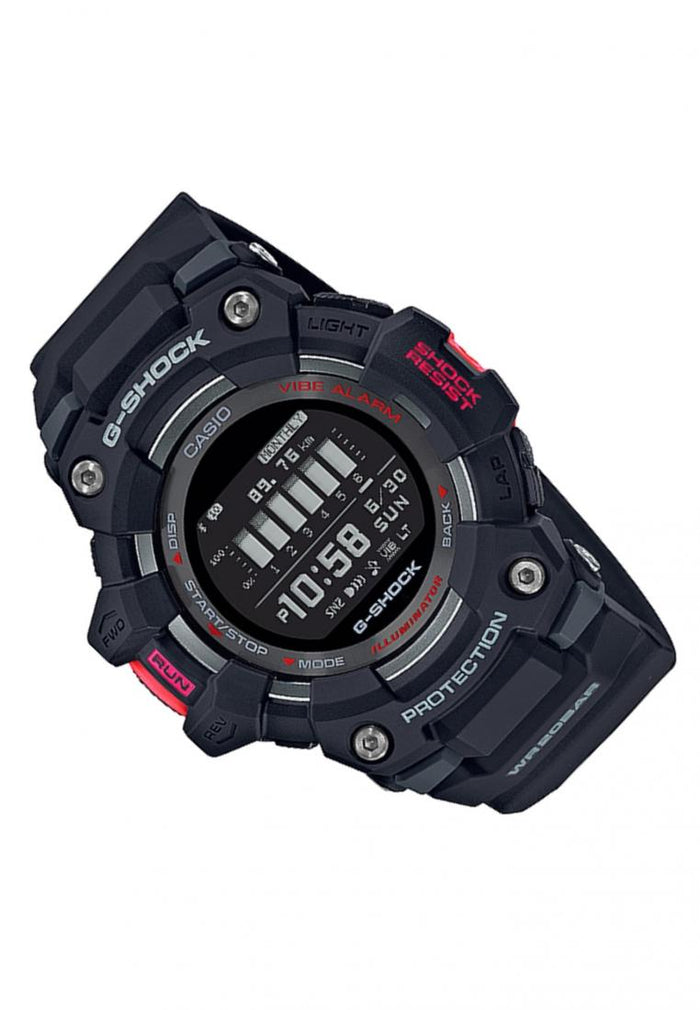 Casio G-shock GBD-100-1DR Bluetooth Digital Rubber Strap Watch For Men-Watch Portal Philippines