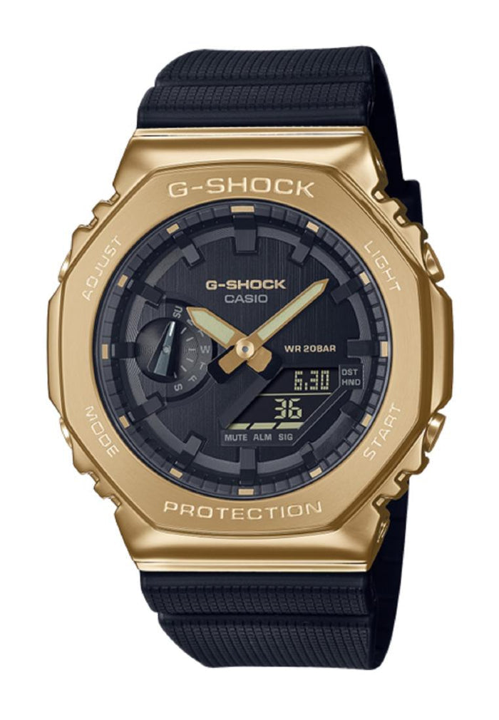 Casio G-shock GM-2100G-1A9 Digital Analog Rubber Strap Watch-Watch Portal Philippines