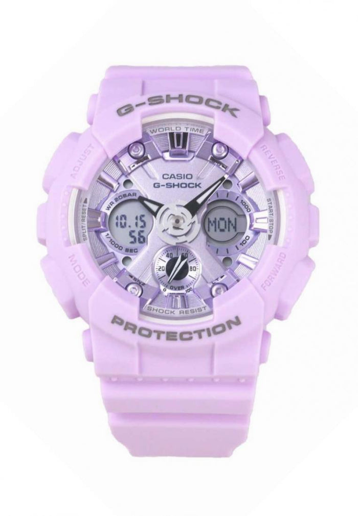 Casio G-shock GMA-S120DP-6A Digital Analog Rubber Strap Watch-Watch Portal Philippines