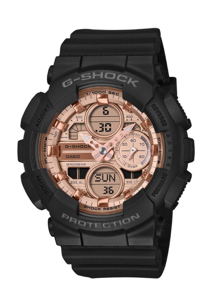 Casio G-shock GMA-S140PG-1ADR Rubber Strap Digital Analog Watch for Women-Watch Portal Philippines