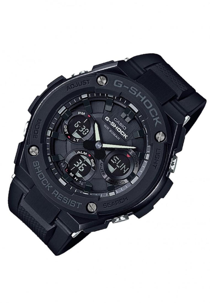 Casio G-shock GST-S100G-1B Solar Digital Analog Rubber Strap Watch-Watch Portal Philippines