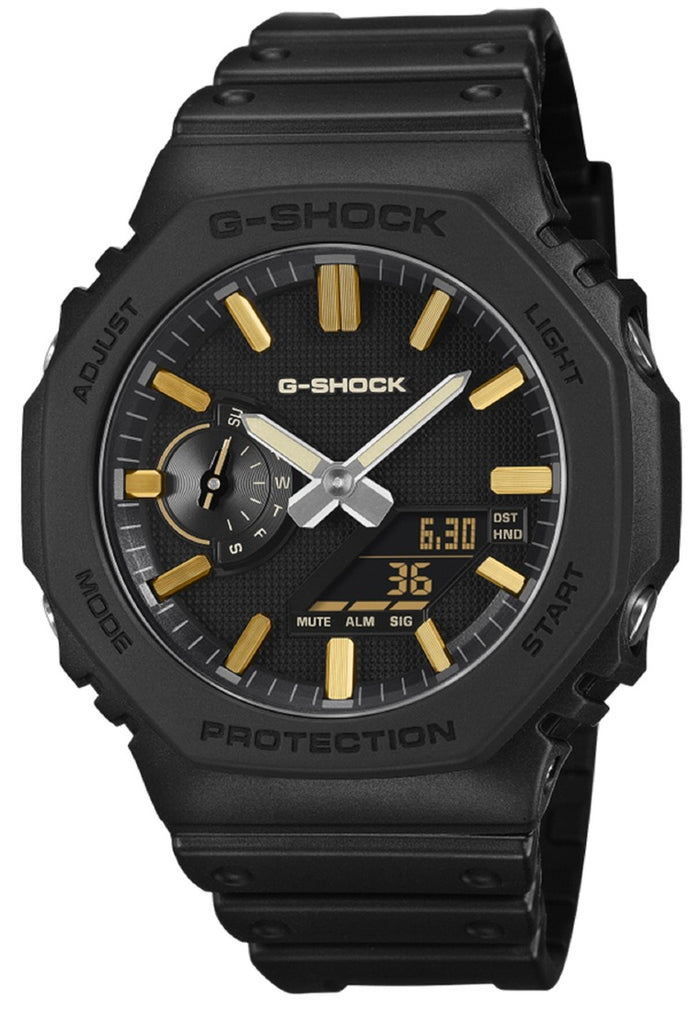 Casio G-shock "Luxe Black" Digital Analog Rubber Strap Watch for Men GA-2100LXB-1A9DR-Watch Portal Philippines