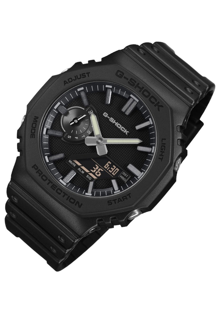Casio G-shock "Luxe Black" Digital Analog Rubber Strap Watch for Men GA-2100LXB-1ADR-Watch Portal Philippines