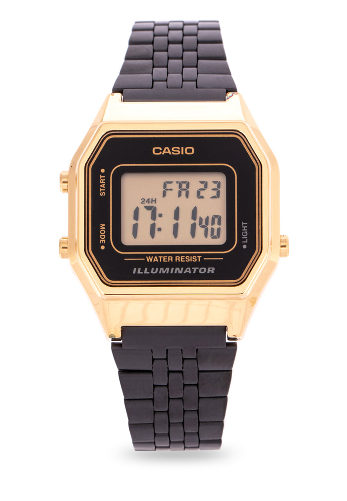 Casio LA680WEGB-1A Digital Stainless Steel Strap Watch For Women-Watch Portal Philippines