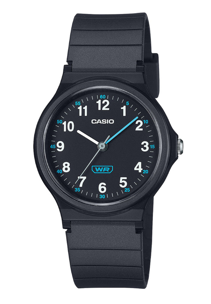 Casio LQ-24B-1B Analog Rubber Strap Watch for Women-Watch Portal Philippines