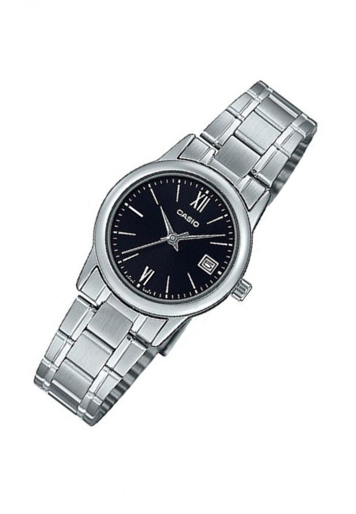 Casio LTP-V002D-1B3 Analog Stainless Steel Strap Watch For Women-Watch Portal Philippines