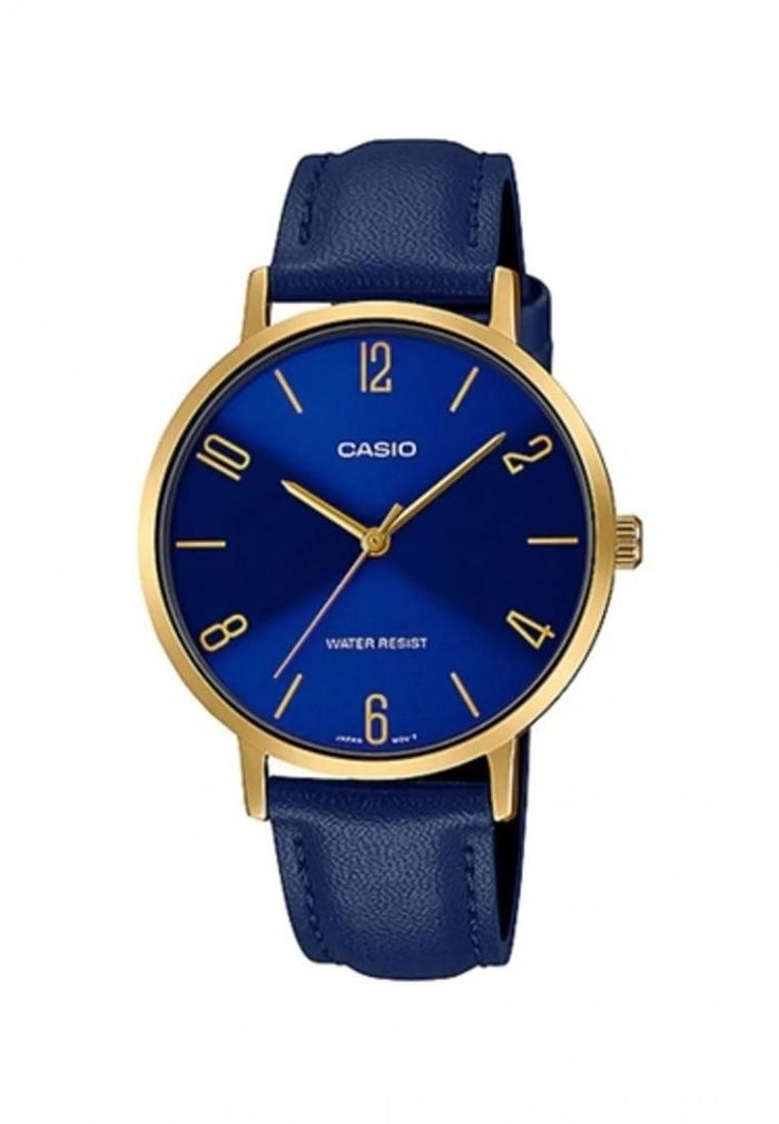 Casio LTP-VT01GL-2B Analog Leather Strap Watch For Women-Watch Portal Philippines