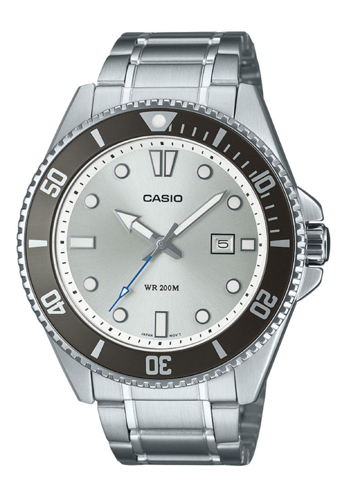 Casio MDV-107D-7A Analog Stainless Steel Strap Watch For Men-Watch Portal Philippines