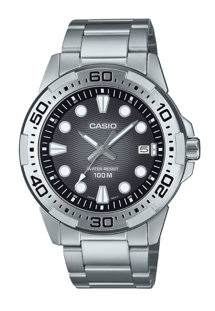 Casio MTD-140D-1A Analog Stainless Steel Strap Watch For Men-Watch Portal Philippines