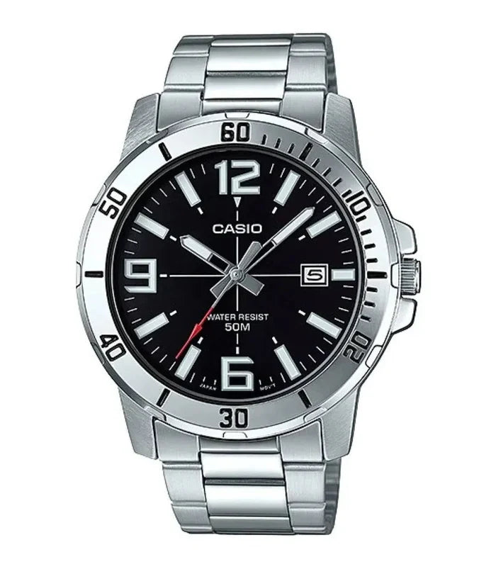 Casio MTP-VD01D-1BVUDF Analog Stainless Steel Strap Watch For Men-Watch Portal Philippines