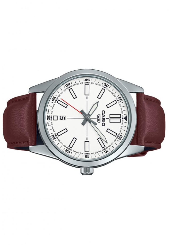Casio MTP-VD02L-7E Analog Leather Strap Watch For Men-Watch Portal Philippines