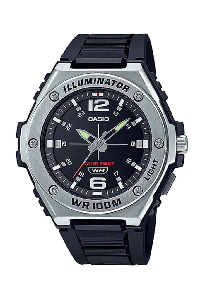 Casio MWA-100H-1A Analog Rubber Strap Watch For Men-Watch Portal Philippines
