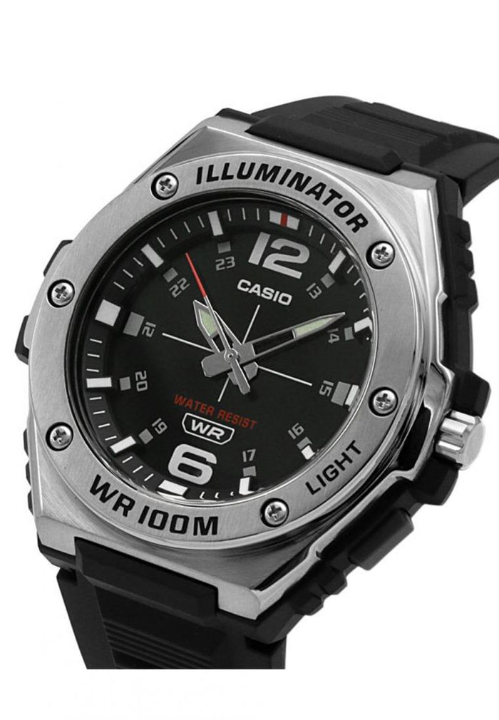 Casio MWA-100H-1A Analog Rubber Strap Watch For Men-Watch Portal Philippines