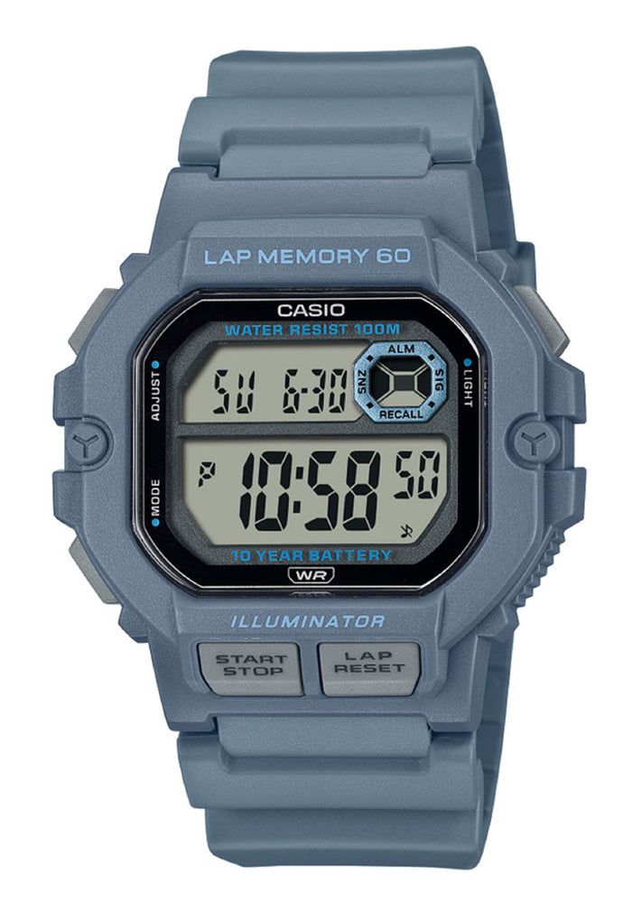 Casio WS-1400H-2A Digital Rubber Strap Watch for Men-Watch Portal Philippines