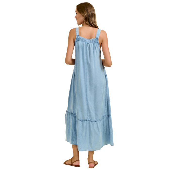 Chambray Daydream Midi w/ Tencel
