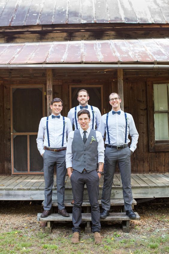 Charcoal Grey Satin Groomsmen Vest Made to Order Wedding Men's Waistcoat V-neck 2 Pockets 6 Buttons