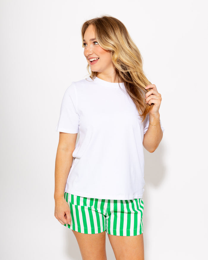 Classic Boxy Fit Tee in White