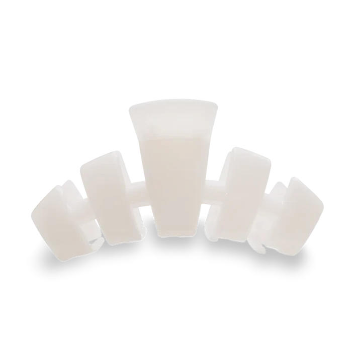 Classic Coconut White Medium Claw Hair Clip
