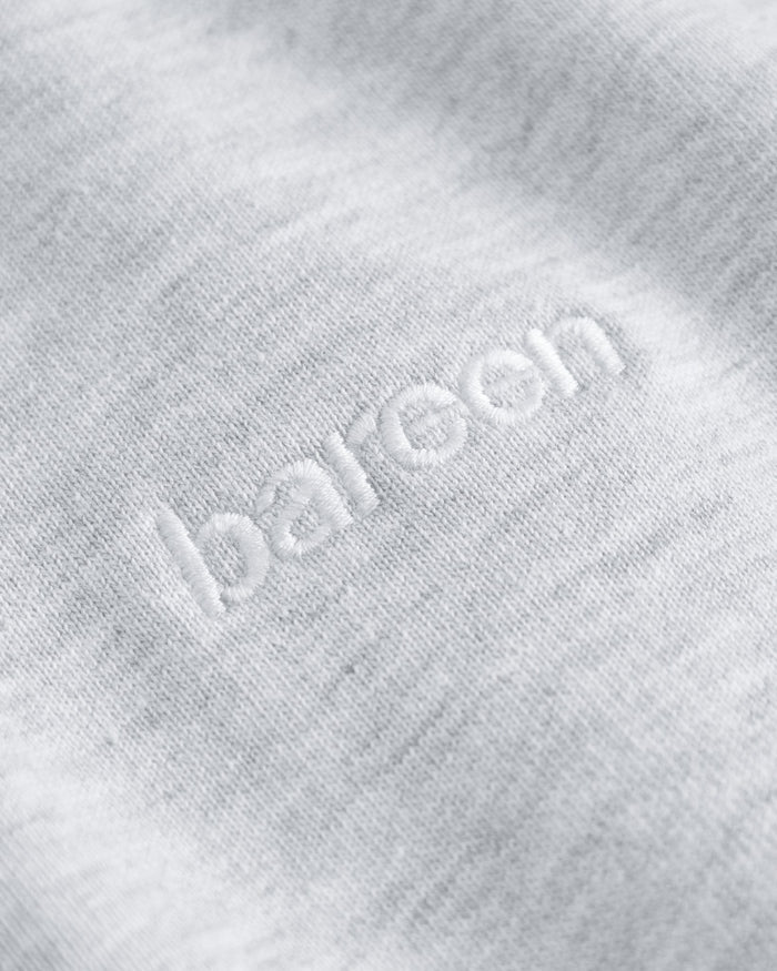 Classic Crewneck, Women - Embroidered Logo - Cloudy Grey