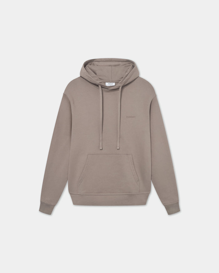 Classic Hoodie, Women - Embroidered Logo - Mocha