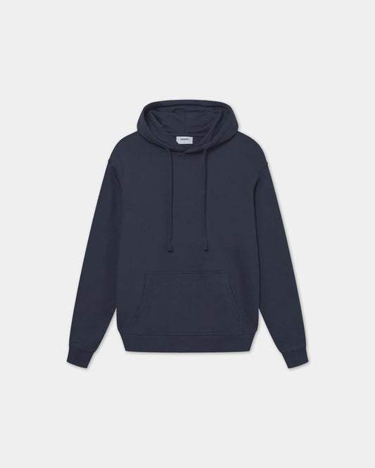 Classic Hoodie, Women - Embroidered Logo - Navy Blue