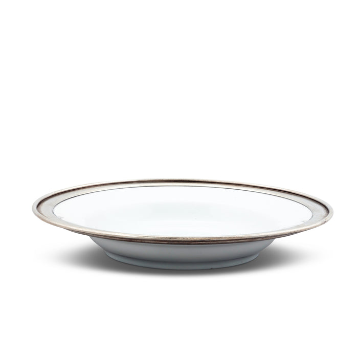 Classic Pewter Rim Soup Bowl