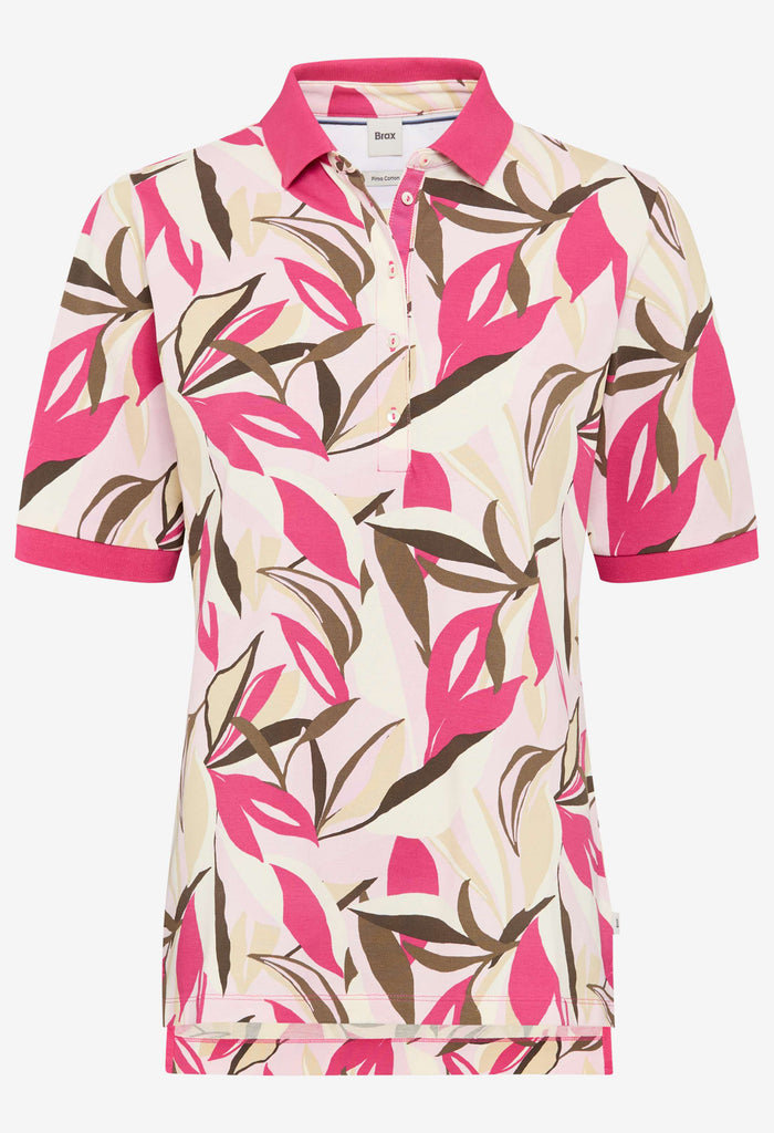 Cleo S Printed Polo Shirt
