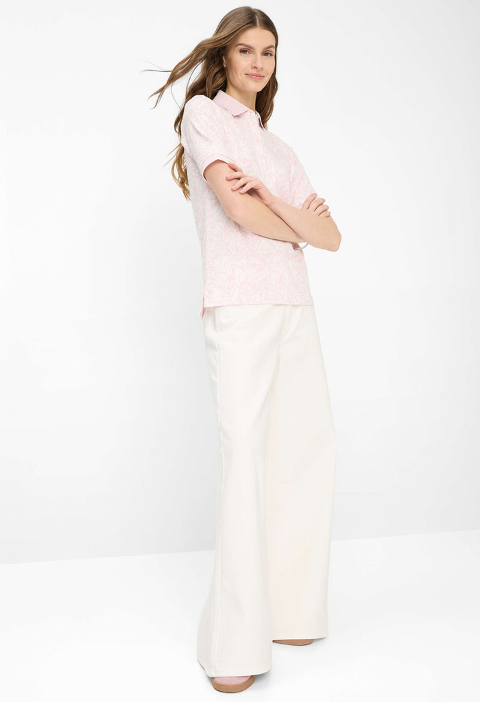 Cleo S Printed Polo Shirt