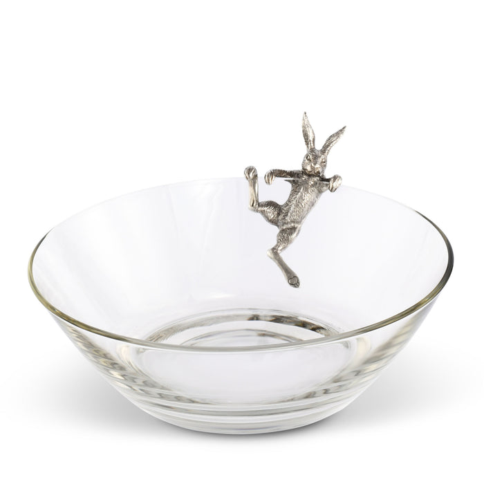 Vagabond House Climbing Bunny Glass Serving / Salad Bowl Product Image